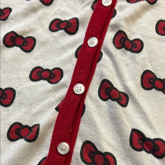 Hello Kitty Cardigan All Over Bow Print - Picture 4 of 5